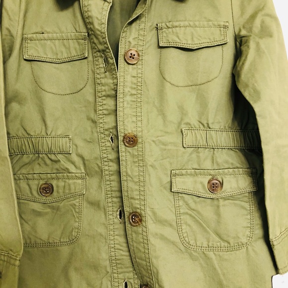 COPY - CARTERS  Green Army utility jacket. Sz. 4/5 - Picture 4 of 6